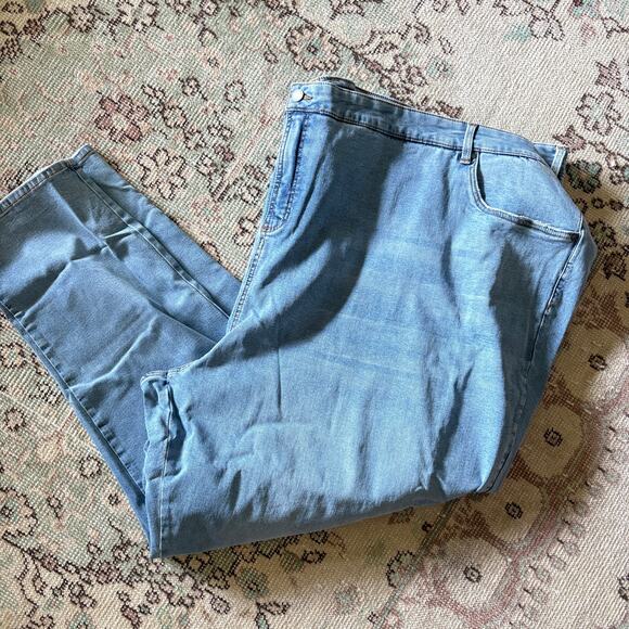 Universal Standard Seine High Rise Jeans 40 NWT 27" Inseam Light Wash Skinny - Picture 5 of 9